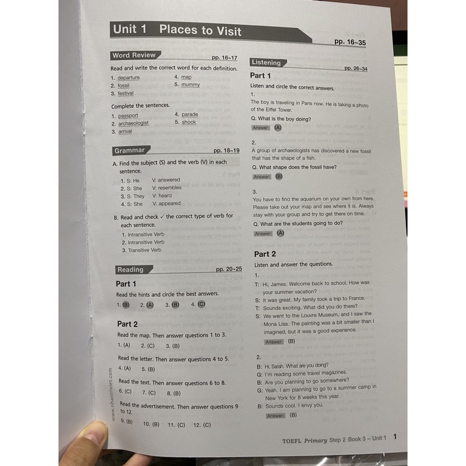 Sách - TOEFL Primary Step 2 Book 3