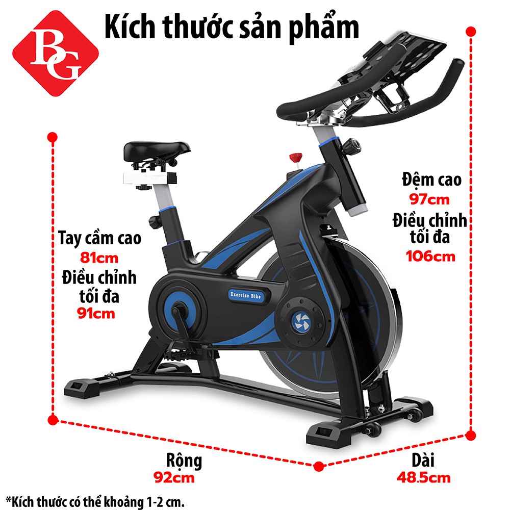 B&amp;G Xe đạp tập thể dục SPINING BIKE Model S301 hót nhất năm 2021