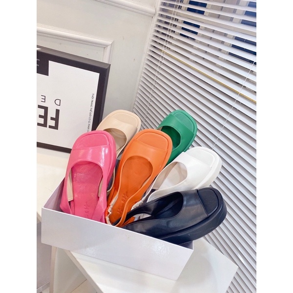 GIÀY SANDAL ĐẾ BÁNH MÌ 3 PHÂN KIỂU BASIC SIÊU DỄ THƯƠNG