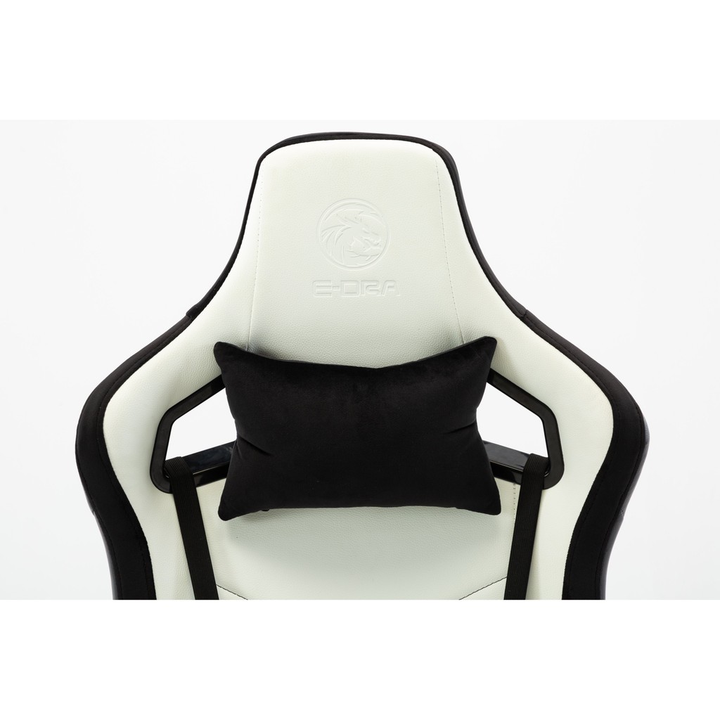 Ghế gaming E-DRA Hercules EGC203 PRO - Màu đen và trắng - Chất liệu da PU và Foam cao cấp - Bảo hành 12 tháng | BigBuy360 - bigbuy360.vn