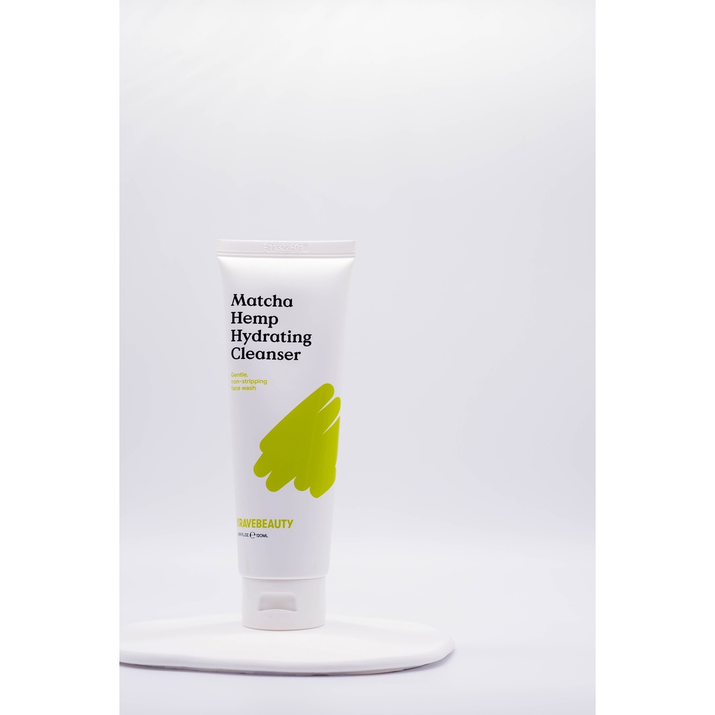 Sữa rửa mặt tạo bọt Krave Beauty Matcha Hemp Hydrating Cleanser - 120ml