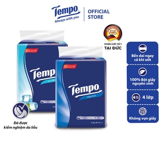 [Lốc 4 gói] Khăn giấy rút cao cấp Tempo 4 lớp