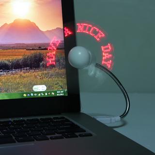 Quạt led USB tạo chữ theo ý muốn