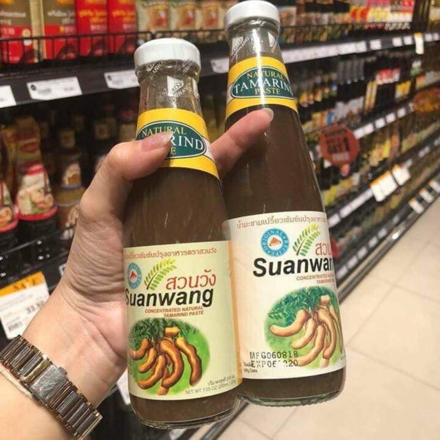 01 chai Nước sốt me Suanwang Thái lan chai 300gr