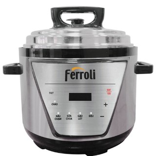 Nồi áp suất đa năng FERROLI/RAPIDO FPC900-D/RPC900-D, 6 chức năng nấu, hiển thị thời gian