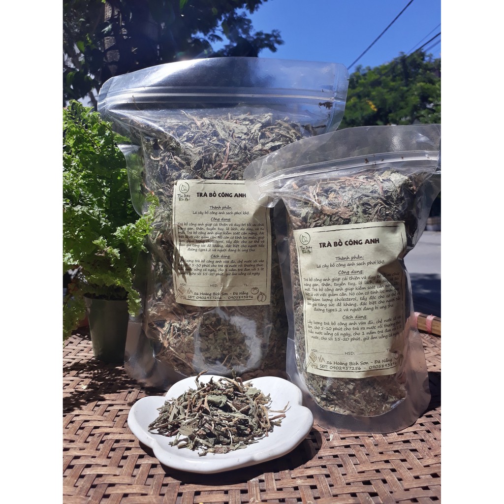 Trà bồ công anh nguyên lá