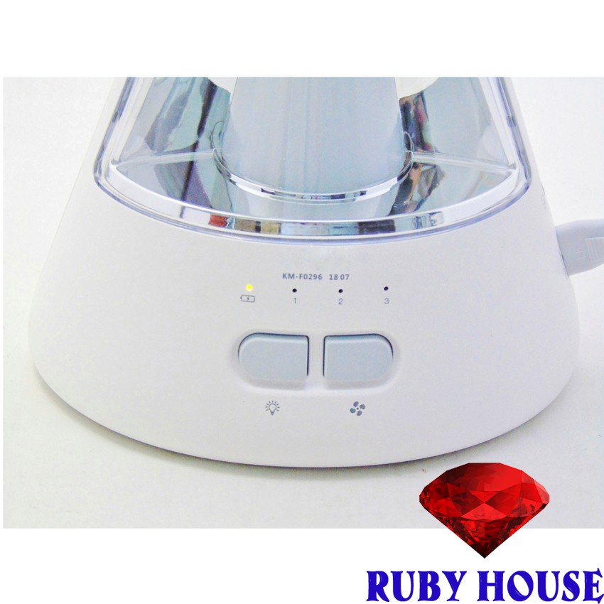 Quạt Tích Điện Ông Tây F0296 Cao Cấp, Có đèn siêu sáng, tích điện từ 4-6 tiếng, quạt tích điện mẫu mới 2021 | BigBuy360 - bigbuy360.vn