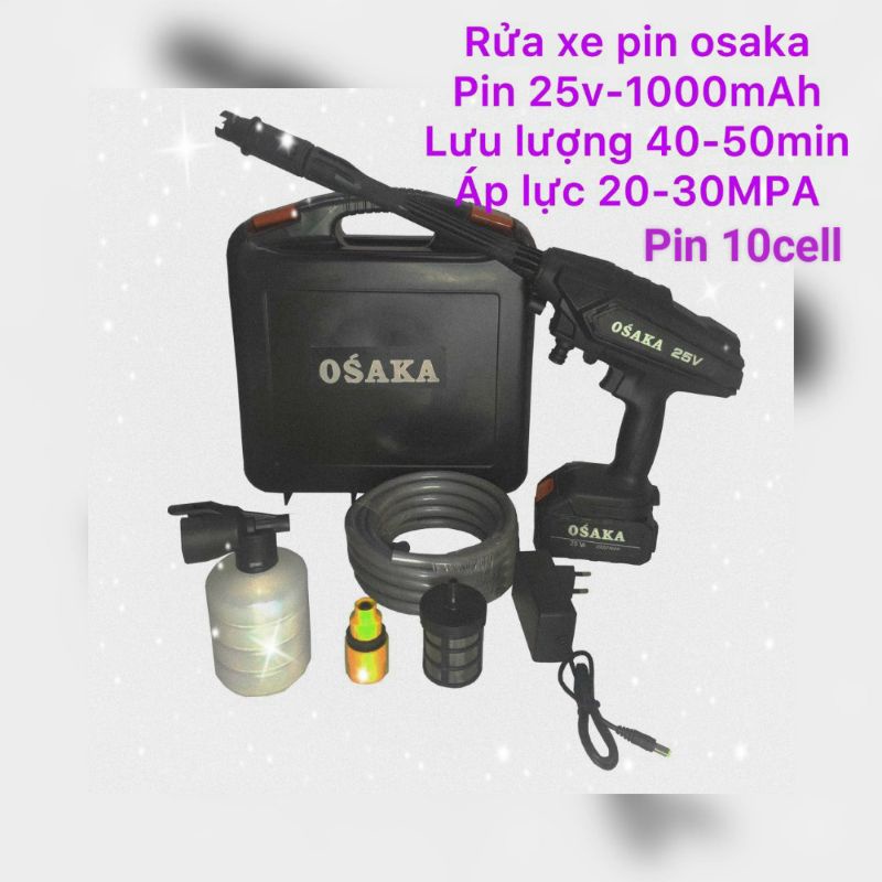 Máy rửa xe Pin 25V / 200W Hiệu FORMAN