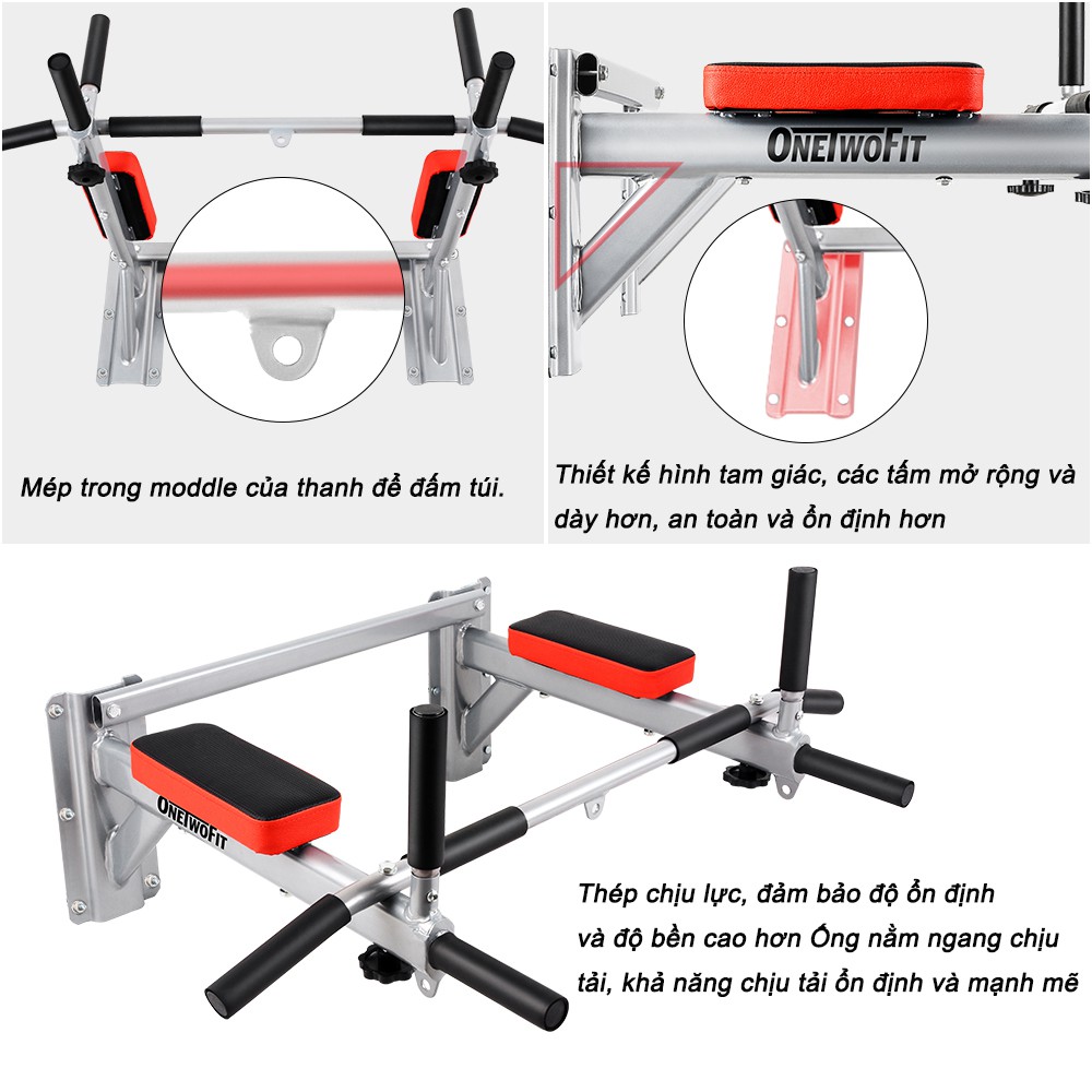 OneTwoFit Xà Đơn , Pull-up xà ngang trong nhà dụng cụ tập thể dục tại nhà cát Túi đựng thiết bị tập luyện đa năng OT066N