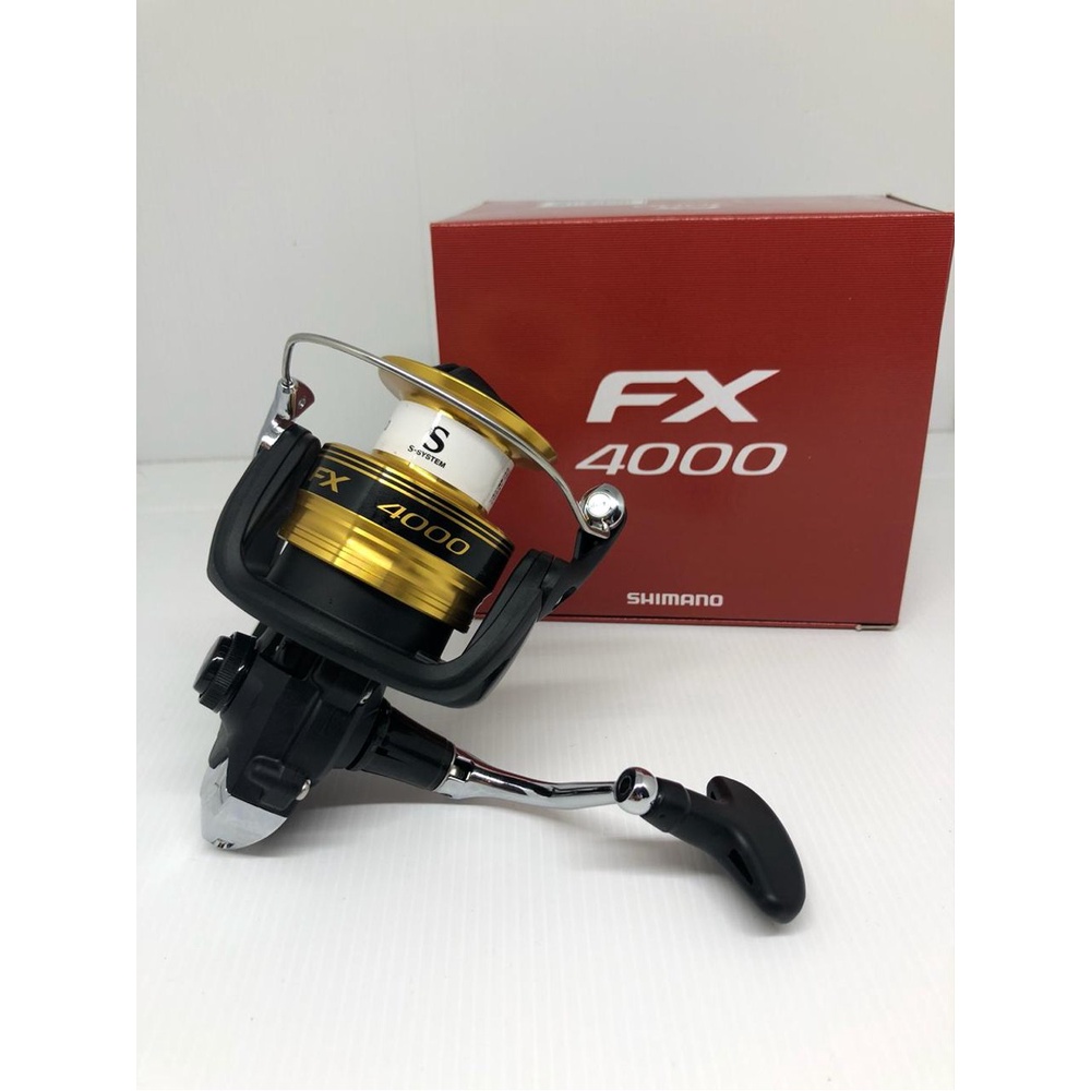 Máy câu cá Shimano FX 4000FG dòng mới 2019 tay quay kim loại