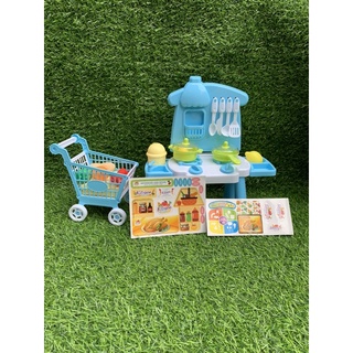 Kitchen dream - căn bếp mơ ước của bé kèm xe đẩy đồ chơi ✨