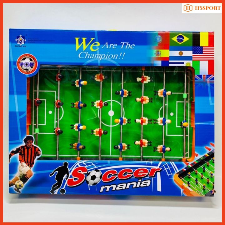 [ Size lớn] Bộ đồ chơi soccer, bàn bi lắc bóng đá 8 tay cầm bằng inox không rỉ cho bé