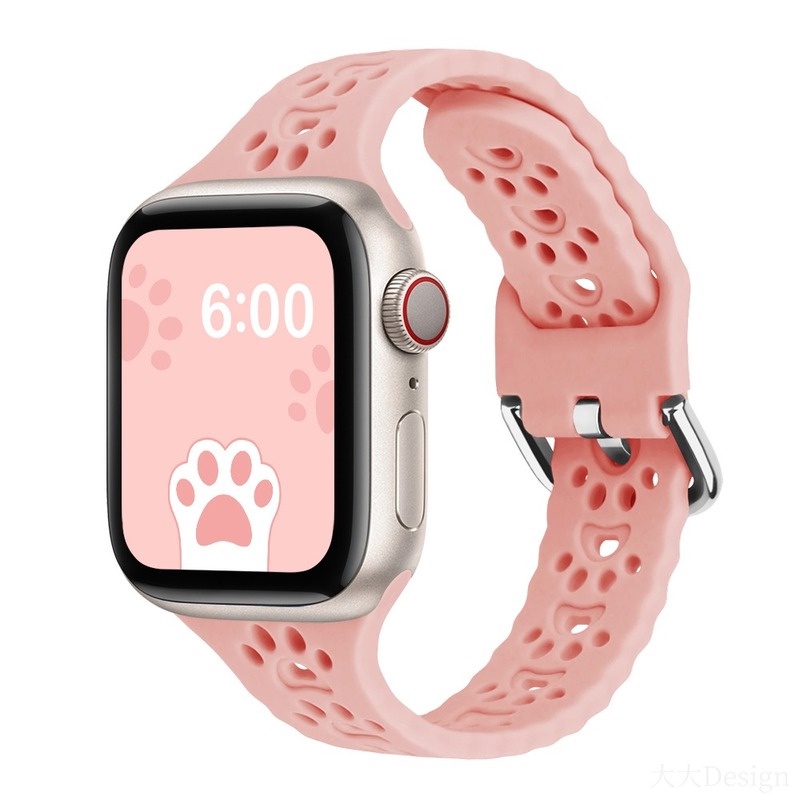 Dây Đeo Đồng Hồ Apple 49mm 41MM 45MM 44mm 40mm 38mm 42mm 45 41MM i-Watch ultra 8 7 6 5 4 3 SE Bằng Silicon Mềm Thoáng Khí