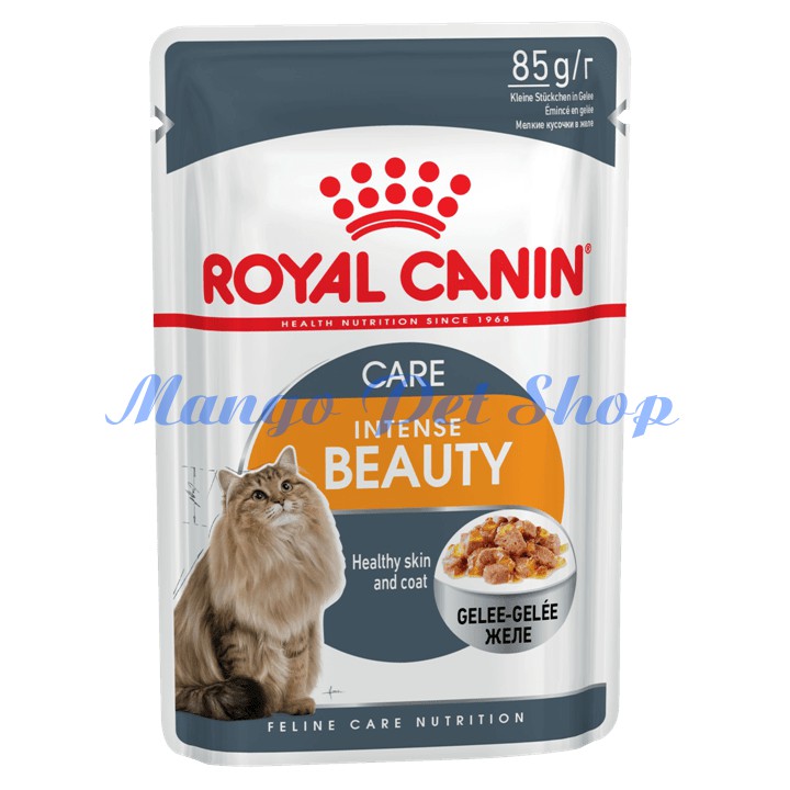 Pate Royal Canin Care - Intense Beauty (Jelly) Gói 85Gr Chăm Sóc Da Lông