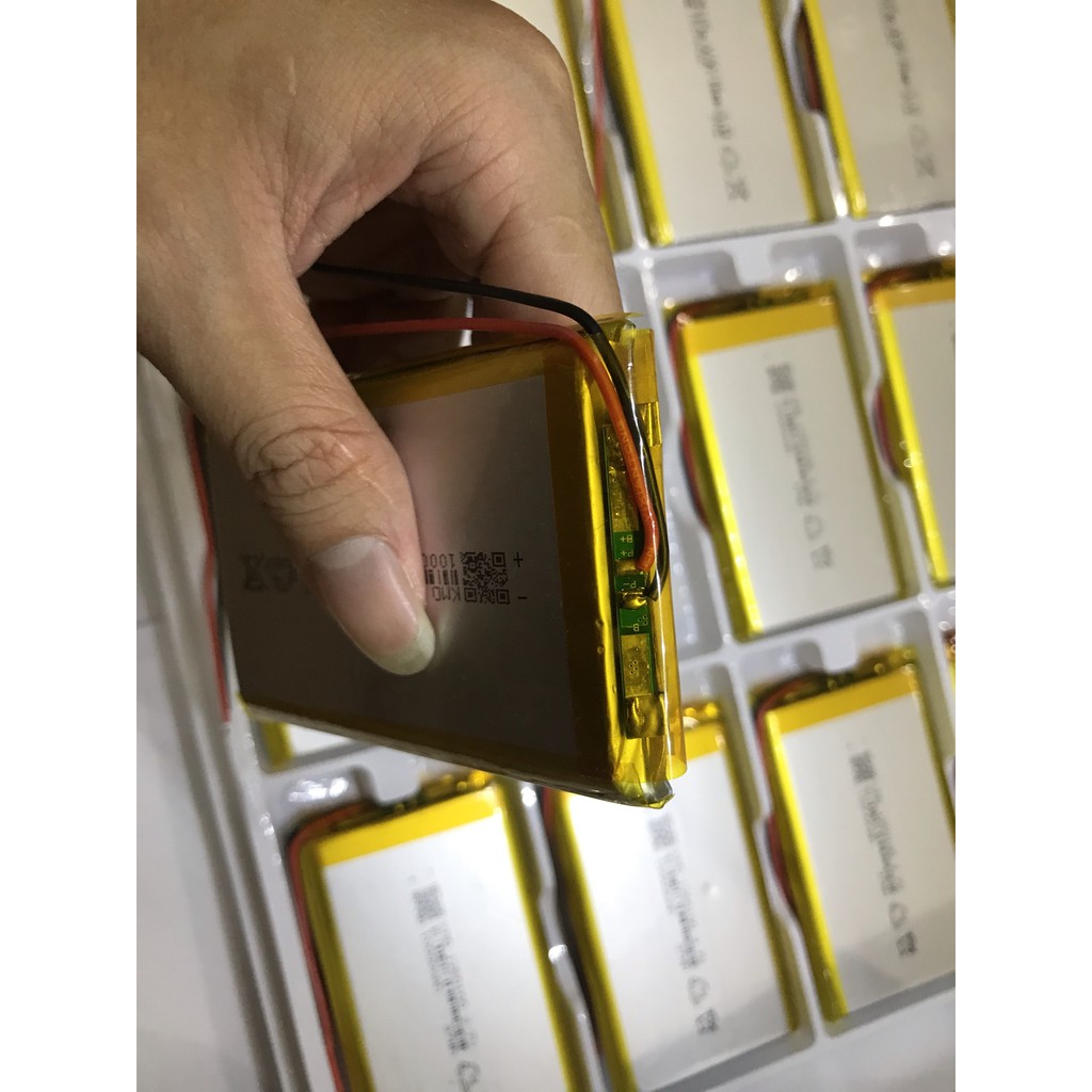 Pin Lipo-Pin Lithium-Polymer 3.7V 10000mAh 1260110 mới 100% Chuẩn dung lượng