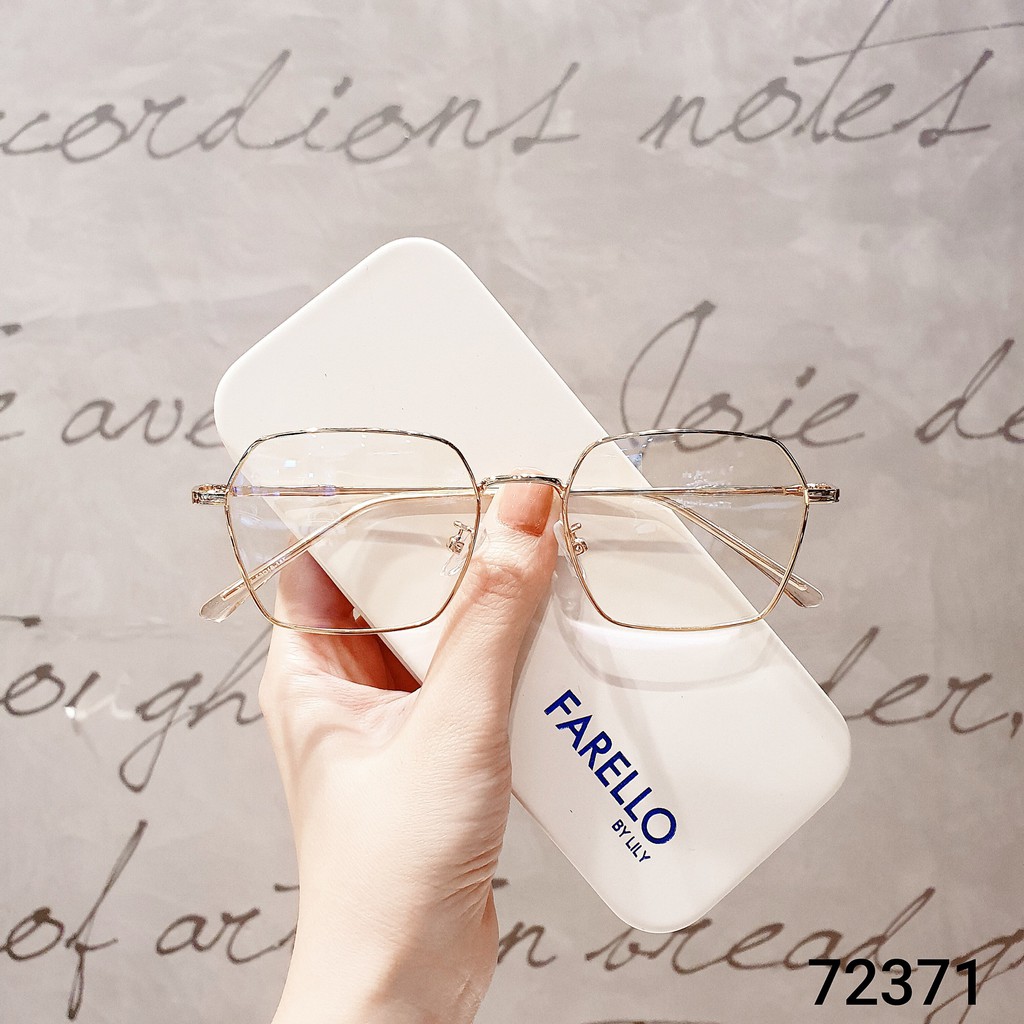 Gọng kính cận kim loại nam nữ Lilyeyewear mắt vuông màu sắc thời trang phù hợp nhiều 72371 | BigBuy360 - bigbuy360.vn