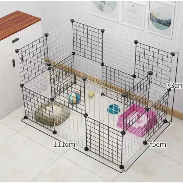 Kệ Ghép Lưới Sắt Sơn Tĩnh Điện Trang Trí, Tấm Lưới Lắp Ghép Tủ Kệ Quây Chuồng Thú Đa Năng (Tặng Kèm Chốt)