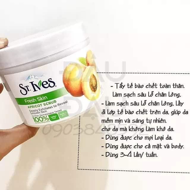 Tẩy Tế Bào Chết Toàn Thân St.Ives Apricot Body Scrub 283gr