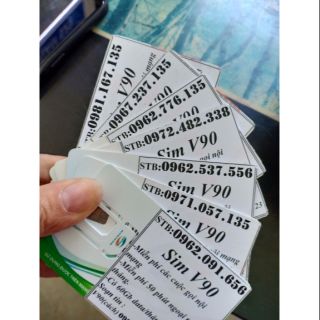 Sim V90 số đẹp dễ nhớ _đầu số cũ ngày đầu