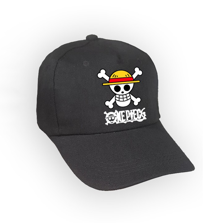 Mũ Lưỡi Trai OnePiecee Luffyy màu đen cá tính dành cho cả nam và nữ
