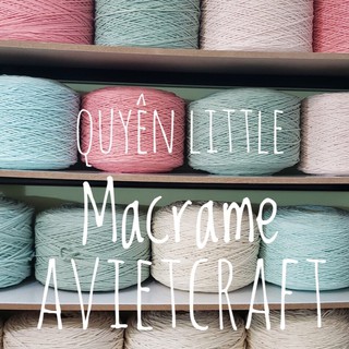 Dây thừng se Macrame 3 xoắn , chuyên sỷ lẻ số lượng nhiều