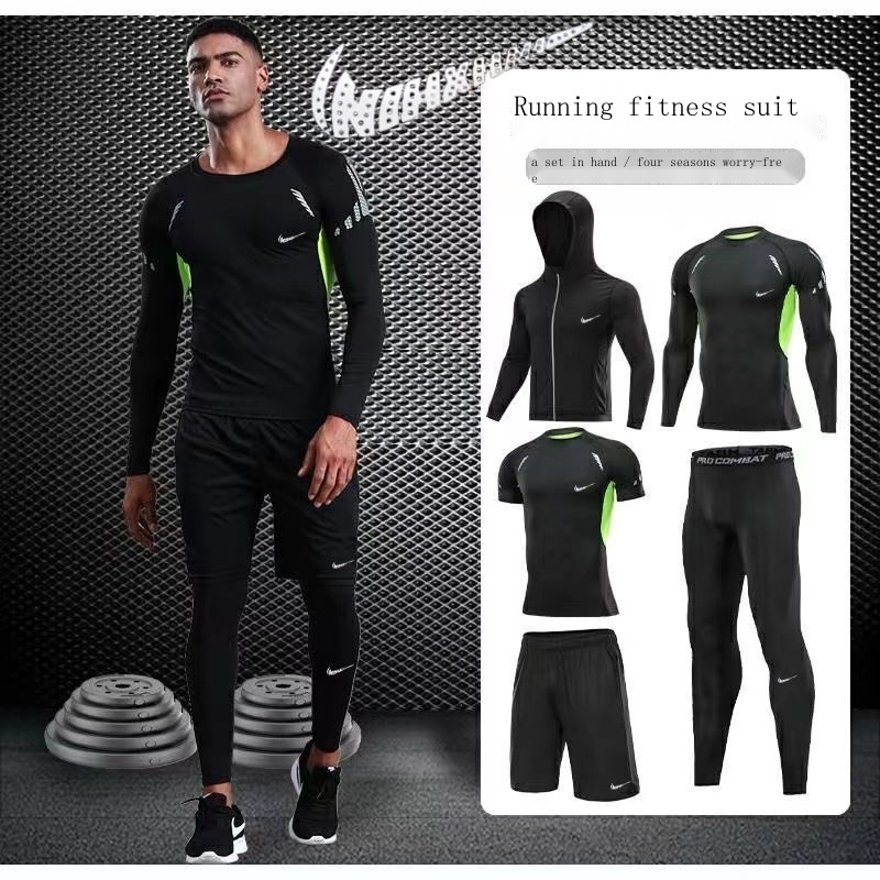 Bộ Trang Phục Bơi 3 Món Gồm Áo Tay Dài + Quần Short Nhanh Khô Cho Nam