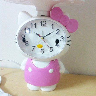 Đèn ngủ đồng hồ Hello Kitty