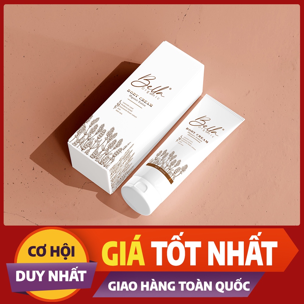 Lotion Body Bella Organic Trắng nhanh sau 7 ngày