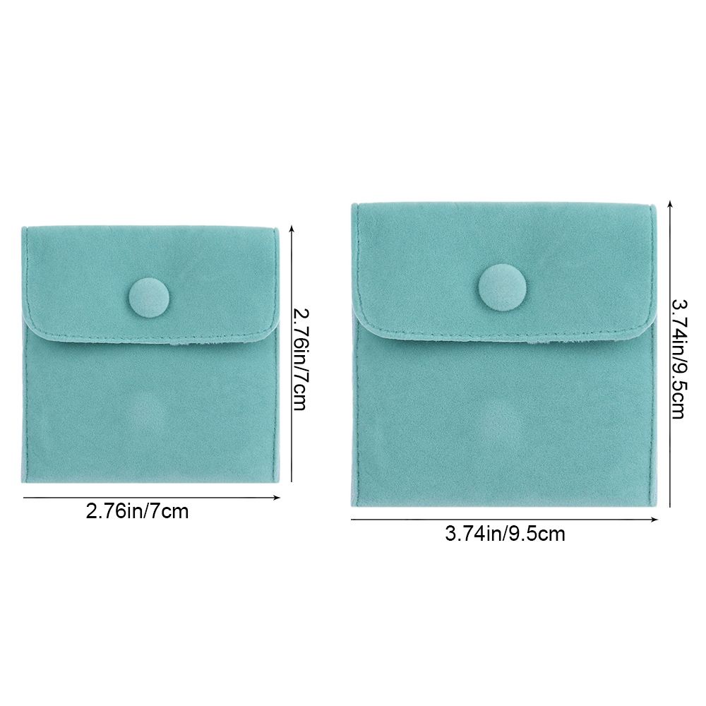 Túi đựng trang sức bằng vải nhung nhiều màu mới