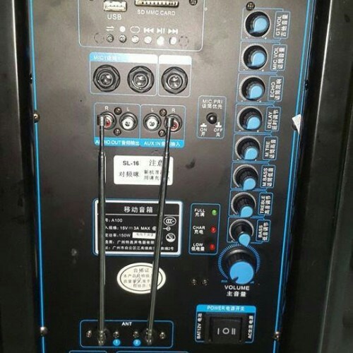 Loa kéo di động bluetooth karaoke Ronamax T12  giá tốt- KÈM 2 micro