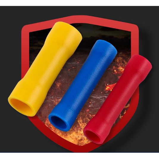 100 cái Cos nối thẳng phủ nhựa BV1.25/BV2/BV5.5