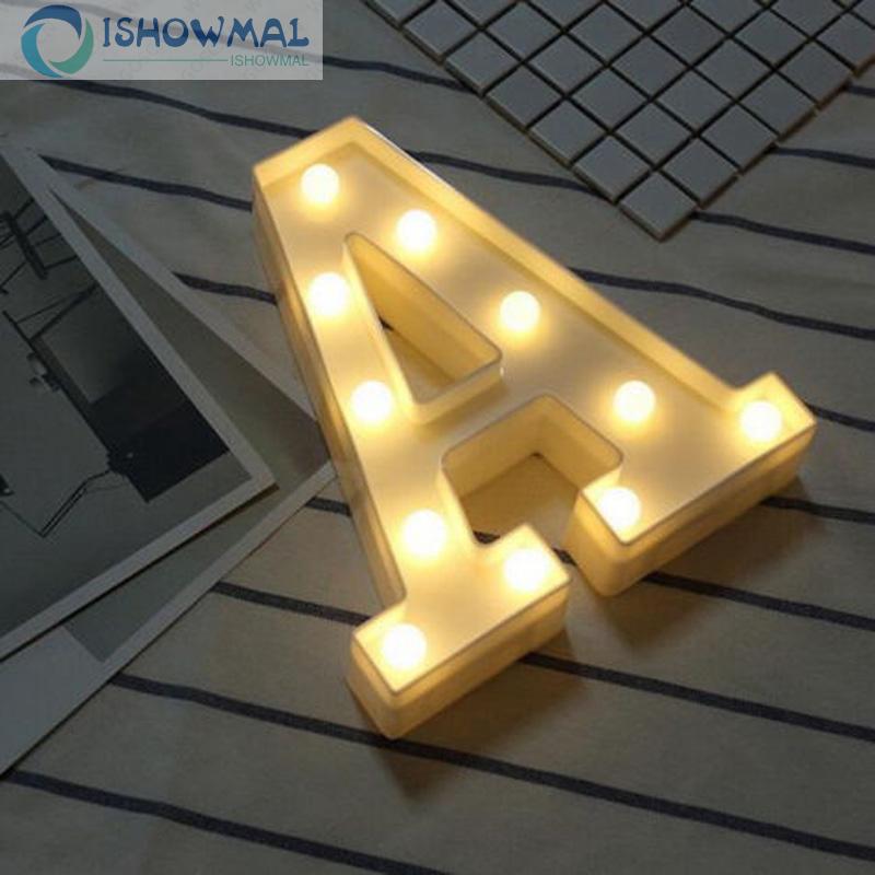 Đèn LED hình bảng chữ cái