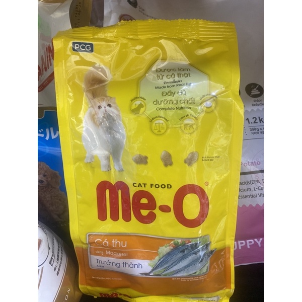Hạt khô cho mèo Me-O (combo 4 gói, mix vị)