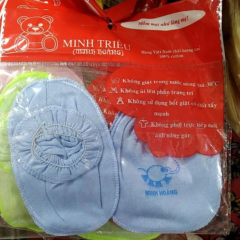 Bao tay chân bé sơ sinh hiệu Minh Hoàng(từ 0- 12 tháng)