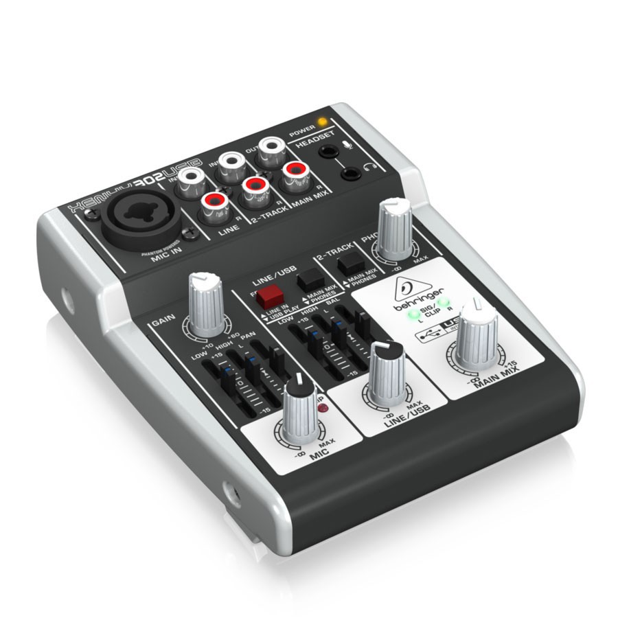 Mixer 3 cổng bàn trộn âm thanh mini | Behringer XENYX 302USB