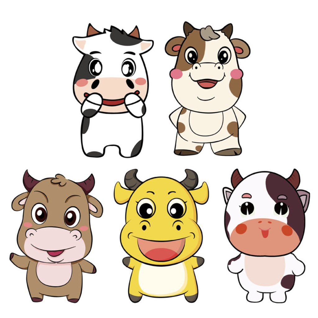 Bao Lì Xì 2021 Tân Sửu Hoạt Hình Chibi Đủ Mẫu Bìa Cứng Chuẩn Loại 1, To Dày và Chắc Chắn