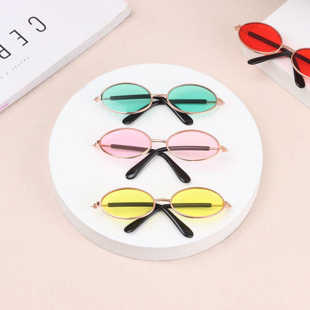 ESPO Mắt Kính Gọng Tròn Bằng Kim Loại Cho Búp Bê