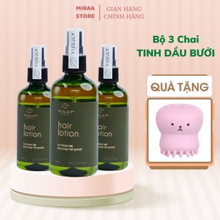 Bộ 3 Chai Tinh Dầu Bưởi Xịt Kích Mọc Tóc Giúp Giảm Rụng