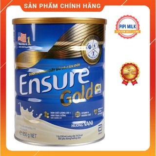 [CHÍNH HÃNG] Sữa Bột Abbott Ensure Gold HMB Hương Vani Hộp 850g [Date Mới]