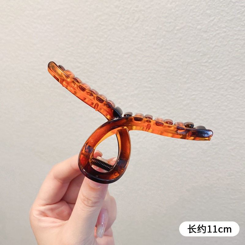 Kẹp tóc kiểu hàm cá mập thiết kế thời trang theo phong cách Hàn Quốc đơn giản nữ tính