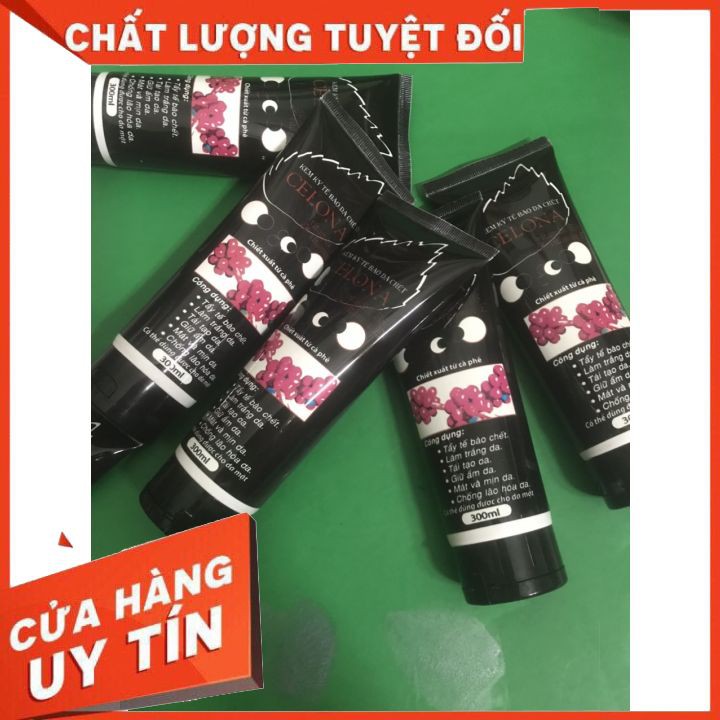 gel tẩy kỳ tế bào chết CELONA  làm sạch da, bụi bẩn , bã nhờn giúp da căng bóng ,mịn màng ,màu giảm khô da