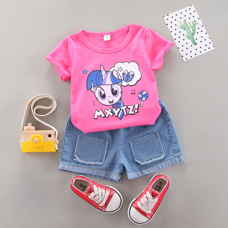 Nữ trang áo vest thời trang 0-4 tuổi nữ sinh hoạt hình con trai dễ thương vải bông áo thun cô áo thun cô áo thun | BigBuy360 - bigbuy360.vn