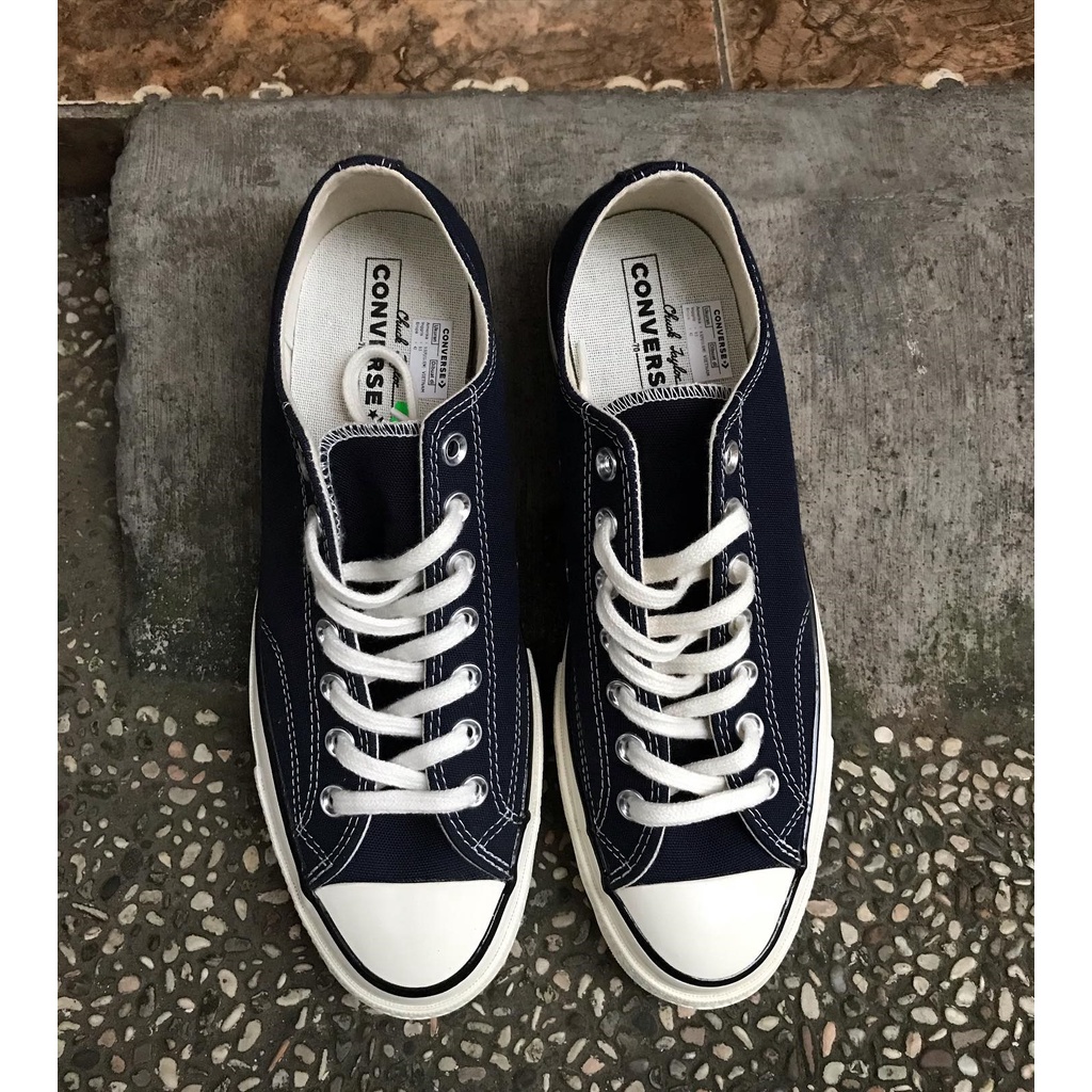 Giày Sneaker Đi Học Đi Chơi Nam Nữ Cổ Thấp CV 1970s, Giày Ulzzang Nữ Đế Bánh Mì Converse 1970s Đen Trắng Giá Rẻ G01