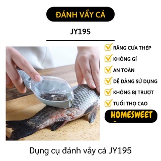 Dụng Cụ Đánh Vảy Cá - Đồ Làm Sạch Cá Có Hộp Chứa Vảy Tiện Lợi, Sạch Sẽ, Nhanh 8803