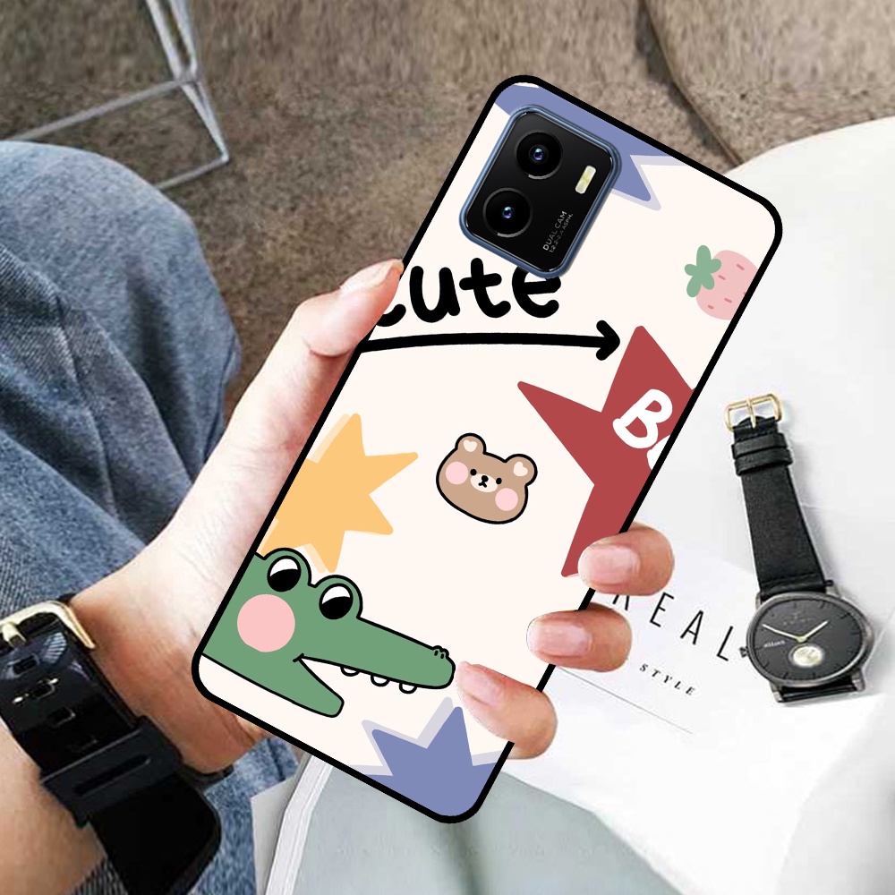 Ốp Vivo Y01 / Y15s / Y15a in hình cá mập, khủng long dễ thương, cute (T01 - T06)