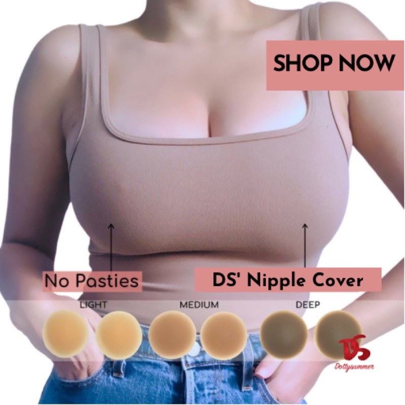 Dán Nhũ Silicon Siêu Mỏng Siêu Bám & Có Màu Theo Tông Màu Da