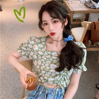❤️Áo Rút Dây 2 Bên Hoa Cúc