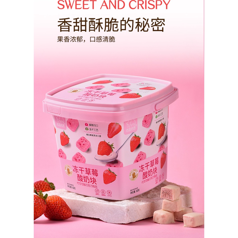 [ Ăn vặt ngon ] Combo 2 hộp SỮA CHUA TRÁI CÂY SẤY / VIÊN SỮA CHUA KHÔ HOA QUẢ HỖ TRỢ TIÊU HÓA TỐT HỘP 60G
