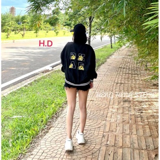 [MÃ UTNA69689 GIẢM 3000 ĐƠN 99K]Áo khoác bomber Mặt CƯỜI BKAR😍Chất gió mềm😍hàng 1 lớp cổ, tay áo và gấu áo có bo xịn😍