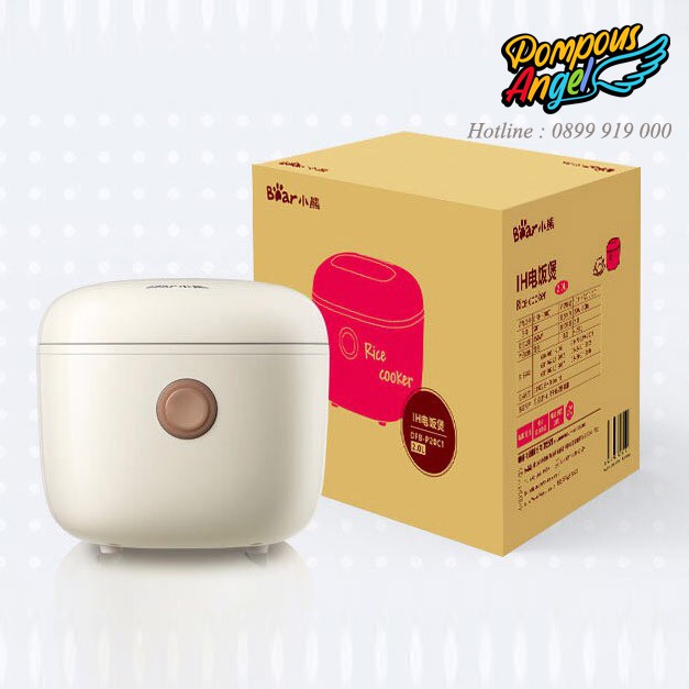 [Chính hãng] Nồi cơm điện từ , Nồi cơm điện đa năng, nồi cơm mini thông minh BEAR PFB-P20C1 2L cảm ứng chính hãng | BigBuy360 - bigbuy360.vn